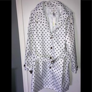 Capelli New York large women’s hooded rain coat